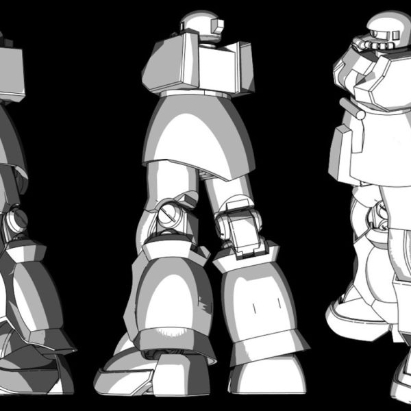 ガンダムに10年掛かる我が身であればこそ、ザクを避けてきた訳である。ジオングとは別の意味で、正当なる敵役とするならば時間を取られるのは当然な訳で…。数々の名品が既に世に発表される中、GUNSTAにて展開する我がプロジェクトに置いてのザクは？と問われると、すぐさまこれですよ～と出せない事情がある。何度も書きましたが、お爺はザクを純粋な兵器の完成形とは見ていないのです…。かといって、作業用アレンジ物とはまた違うので…勇ましい兵器としての雄姿ではなく。ようやく実用化された段階として、徴兵された感と言うか…(^^;)。上手く言えません。誰か通じる人いますか(笑)。でもそんな感じの中、逆説的に自分のドムと並べてみると…系列？ルーツを感じる気がする…と自分をダマします。当然なのです。同じ者が作るのですし、骨は同じキットですし、ずっと見ているのですから…若者よ、大人はこういう論法で人を煙に巻くのですよ(笑)(-。-)y-゜゜゜。連日と同じように見えて、構成と比率もバンバンやり直しています。少しは面白いですか？そう信じて変遷を上げてみているのですが…そうでも無ければ固まってからにするべきか…でもだんだん自分では気に入ってきました。スカートの成型・分割と腕の方に手を伸ばしたいと思います…続く…かもしれない(;^ω^)。&nbsp;（2枚目）