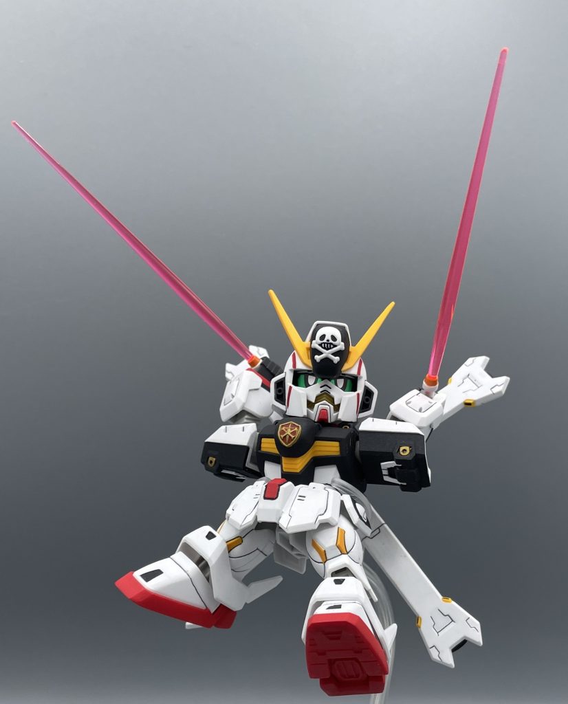 ビームサーベル！！！　ロボ魂風のサーベル斬り！