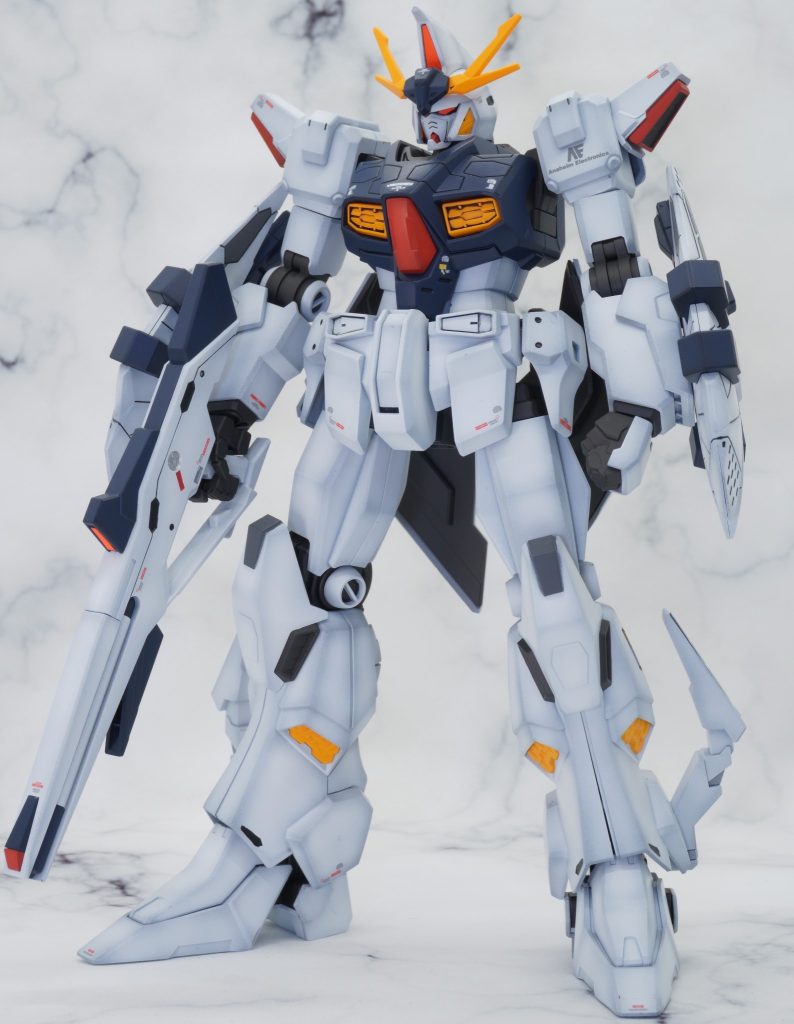オデュッセウスガンダムの状態です。この状態はこのシンプルなカラーが一番あっている気がします。