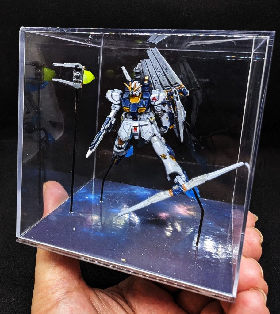 100均のアクリルケースに収まりました