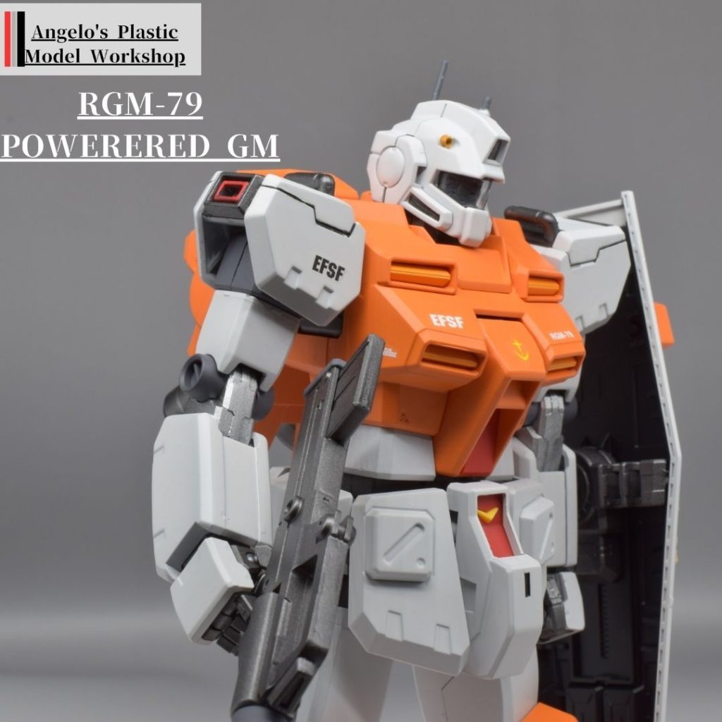 パワードジム–2枚目/制作者：アンジェロのプラモデル工房