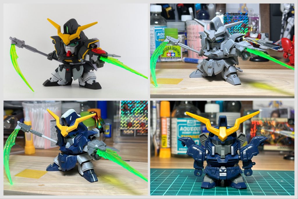 Gジェネキットは頭、胸、前腕くらいで、残りは1/144を切り詰めたり、幅増しして使いました。