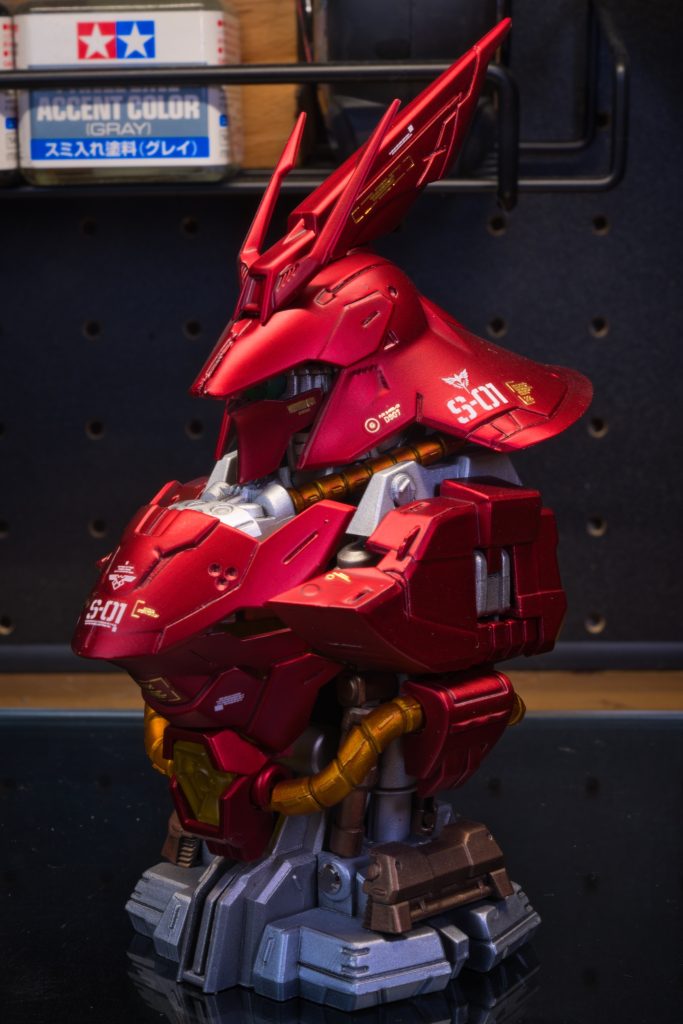 サザビー&νガンダム_メカニカルバスト–3枚目/制作者：おすぎ