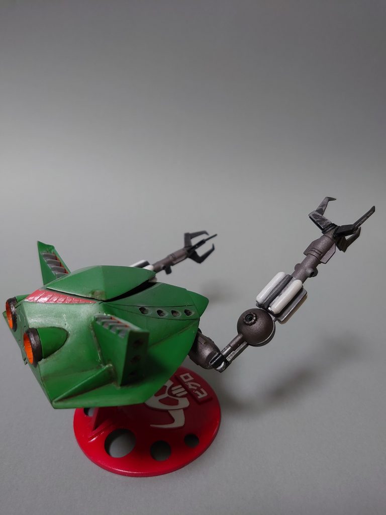 アームの存在感が大きいのでもっと手を入れられたらいいなと思いました。