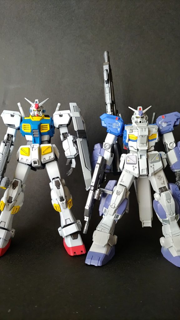過去作製したフルアーマータイプと。 &nbsp; &nbsp; &nbsp; &nbsp; &nbsp; &nbsp; &nbsp; まだ値引きが当たり前の時なので安かったんですよね。
