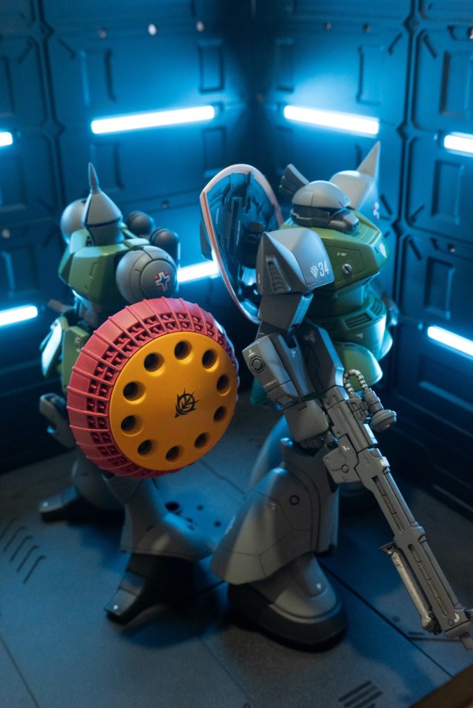 ランバラル隊２機完成カッコいい(zaku-kao6)