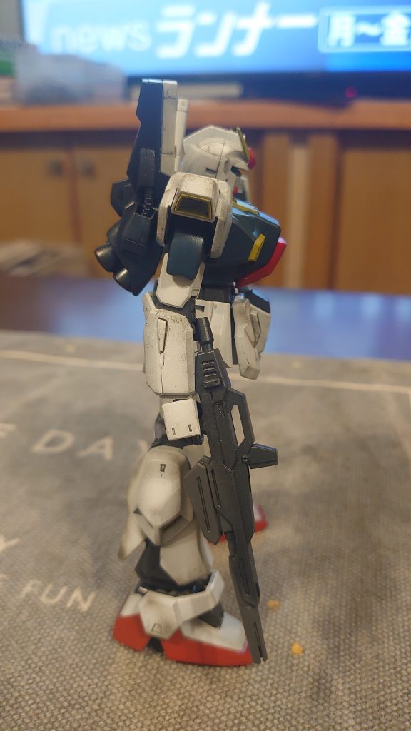Zガンダムと並べるけどZは指定色で塗っただけなのて3回目の全バラでダークグレー立ち上げで仕上げようと思います。