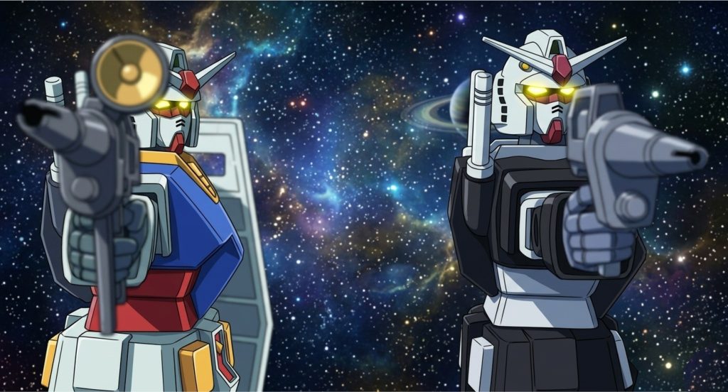 ジオン兵視点だと、ガンダム2機って「地獄」以外の何物でもないな💦次回もお楽しみに🕶