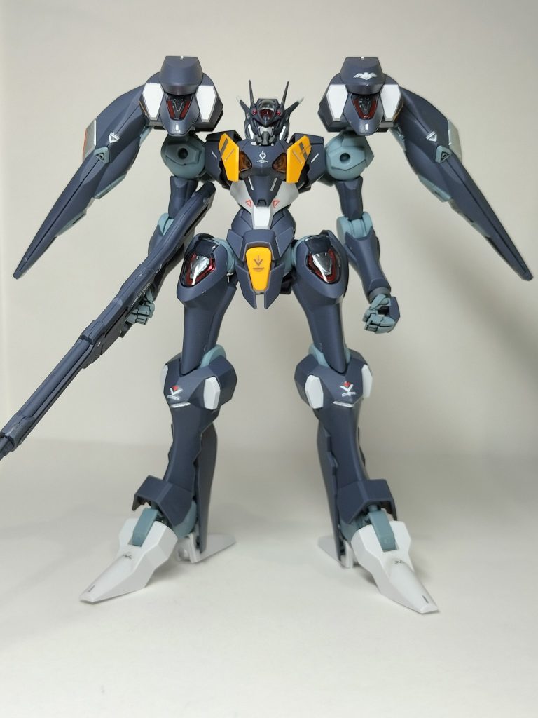 正面から✨️シェルユニットの内部の赤のみシール使ってます(gundam-kao6)