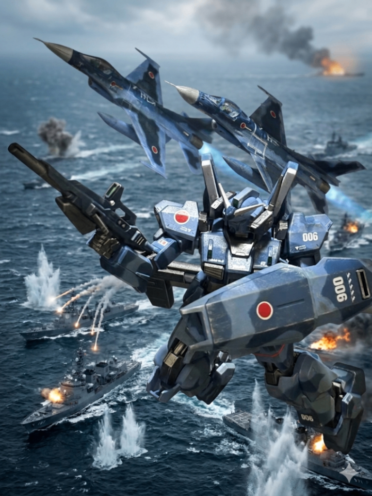 お馴染みGeminiくん頼んだよ！海上戦雰囲気出てます(zaku-kao5)