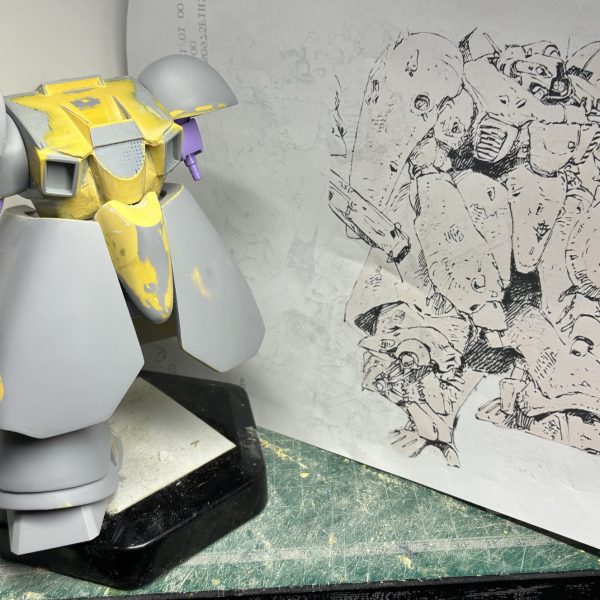 ひとまずこれまで作っていたパーツを仮で取り付け〜（2枚目）