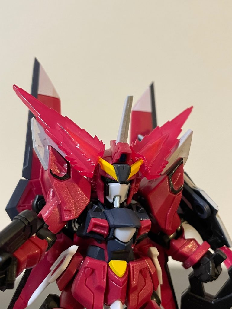 マスター風ジャスティスガンダム！アスラン(これはシン？)の機体はいつも装備モリモリで楽しい。