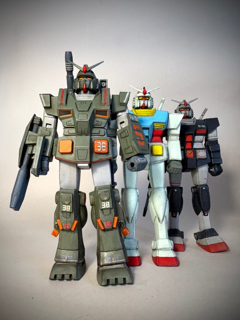 ガンダムタイプも増えましたね。ガンダムタイプは残すところ、あの京田四郎さんのガンダムです。最後までご覧いただきありがとうございました。