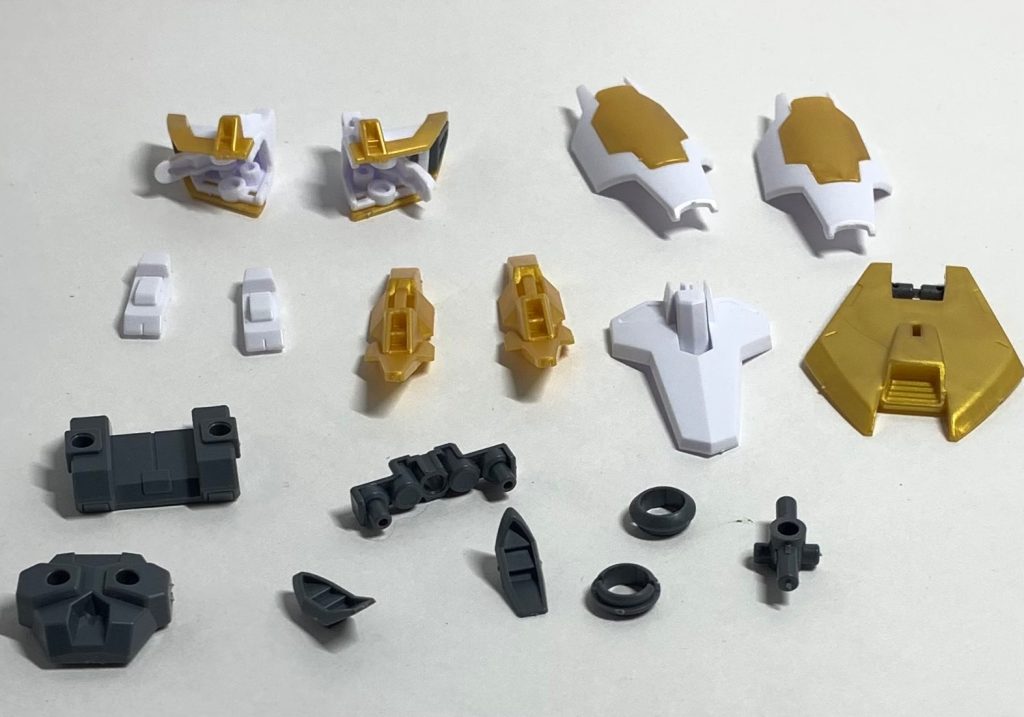 最後に余剰パーツ等で。関節部分等は「HGBFT ビルドバーニングガンダム」からの流用になりますね！先に発売されました「HGBFT ディナイアルガンダム」からのバリエキットになりますね〜こちらが二代目メイジンカワグチの最初の機体ではありますが、かなりオーソドックスになっているデザインです！稼働範囲は前述のディナイアルガンダムと同様ですのでかなり動かしやすいかと思いますね〜！ほかのバリエーションキットとして「HGBF ガンダムシュバルツリッター」が発売されています。◇◇◇ビルドダイバーズ二次小説「陰キャアイドルはGBN〈惑星〉を救いたい。」こちらのつぶやきによる【試し読み】またはpixivにて更新中です〜！◇◇◇またハーメルン版「陰キャだけどアイドルはじめてGBN〈惑星〉を救う話。」も同様に更新中です〜！二次創作にご興味のある方はぜひ〜！&nbsp;