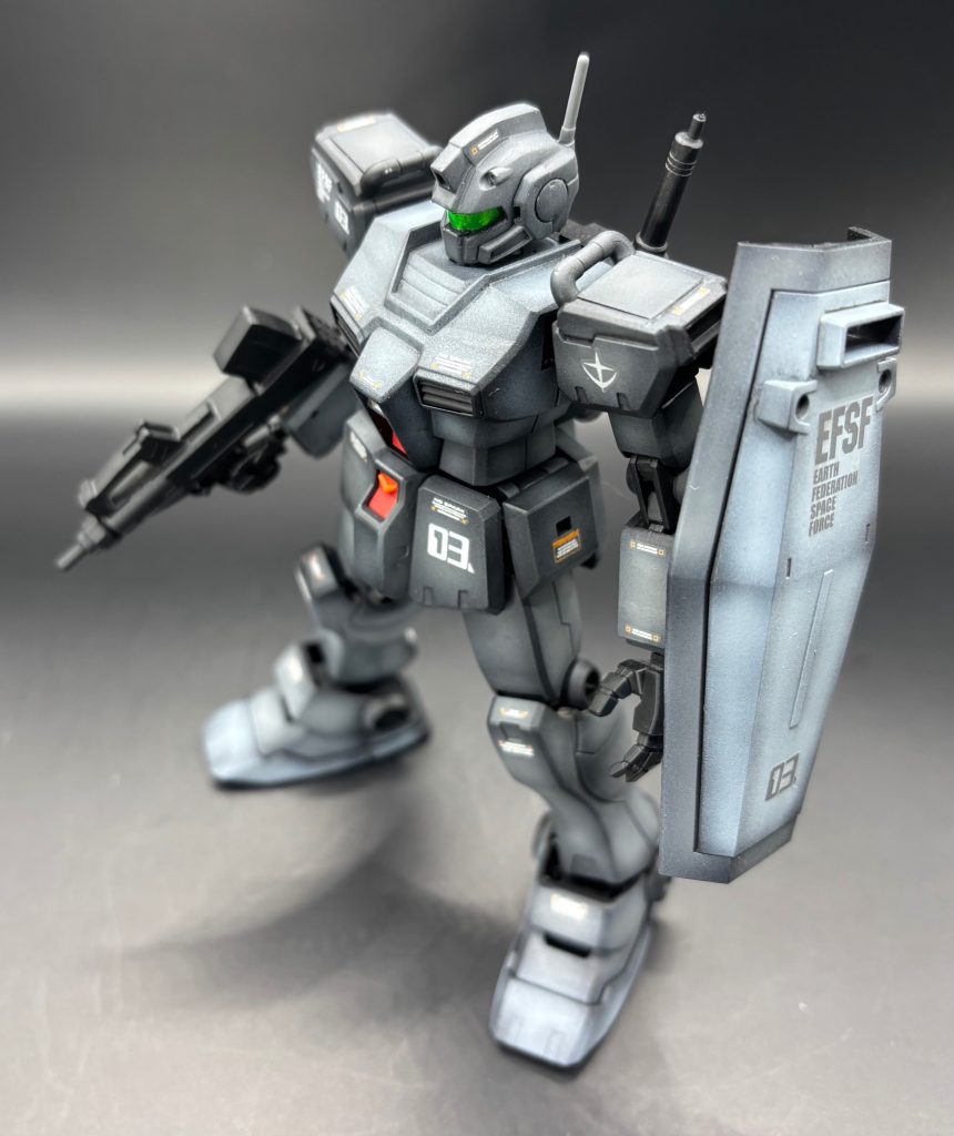 以上、ジム改（特務隊仕様）でした。名無しの手練れが乗るイメージで作りましたがなかなか良い感じじゃないでしょうか。ここまで見て頂きありがとうございました！