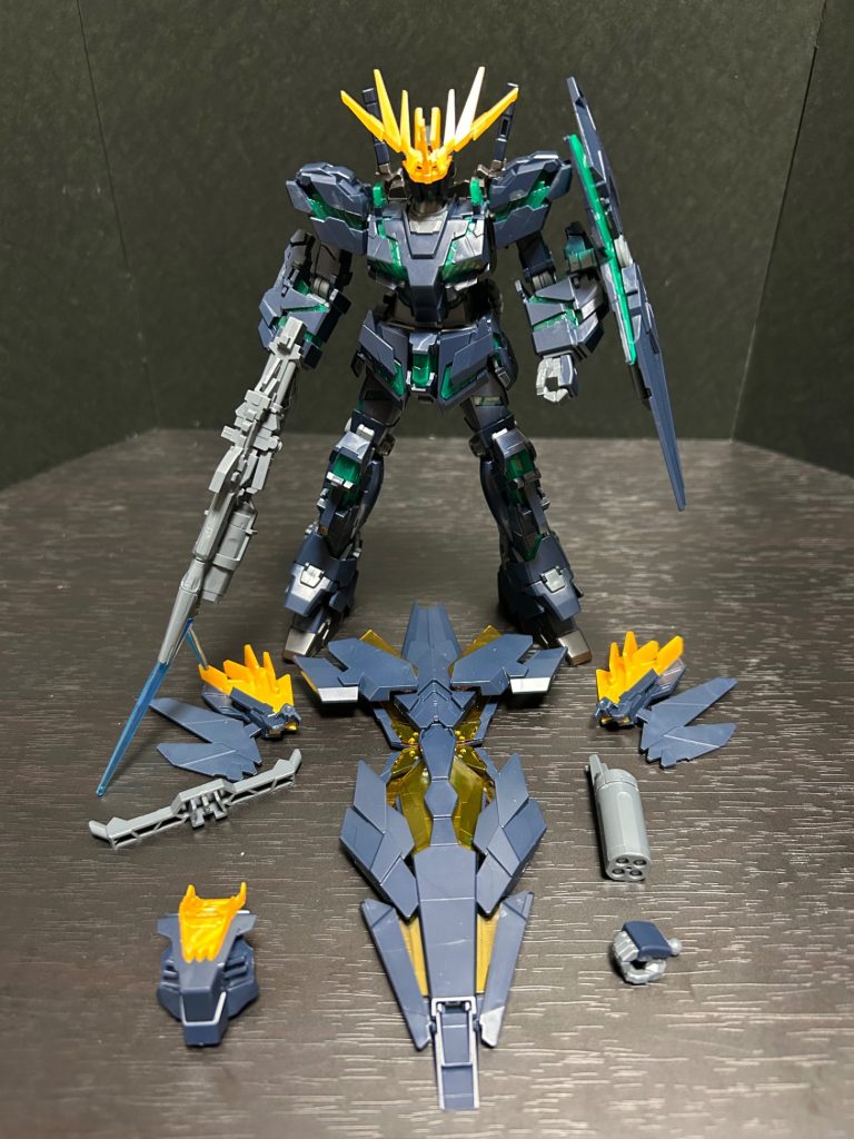 組もうと思えば残りでオレンジフレーム状態のユニコーンも組めますが、取り敢えず箱にしまっておきます😂&nbsp;9/2026