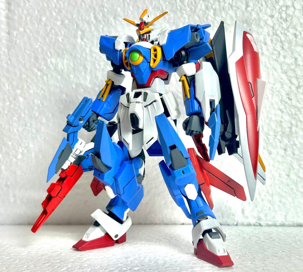 初めて相棒と呼べる機体として作っていたもののEGウイングが出たタイミングでリメイクとして制作しました