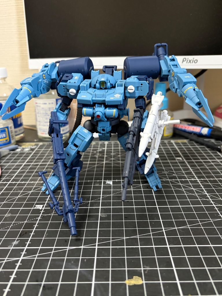 オマケで30mmからバスキーロットカスタム（重武装）も作ったので良かったら見てって下さい