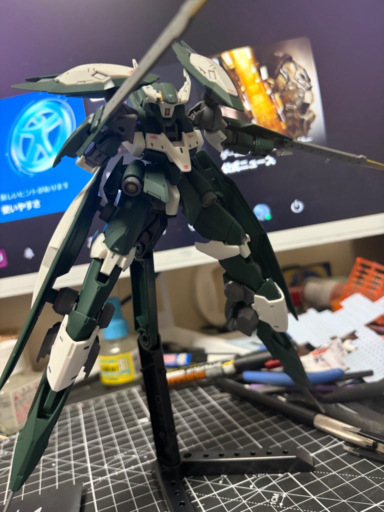 ポージングMSってよりかはモビルアーマーって感じがする🧐ご覧いただきありがとうございます。