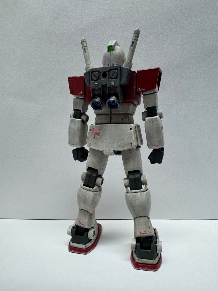 バックパックはEGガンダムを移植しました。バーニアはWAVEさんのNEW Ｕ・バーニア【丸】です。