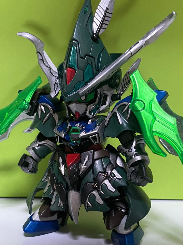 全塗装、筆塗りです٩( 'ω' )و布っぽいアーマーが珍しく好きなデザインです✨