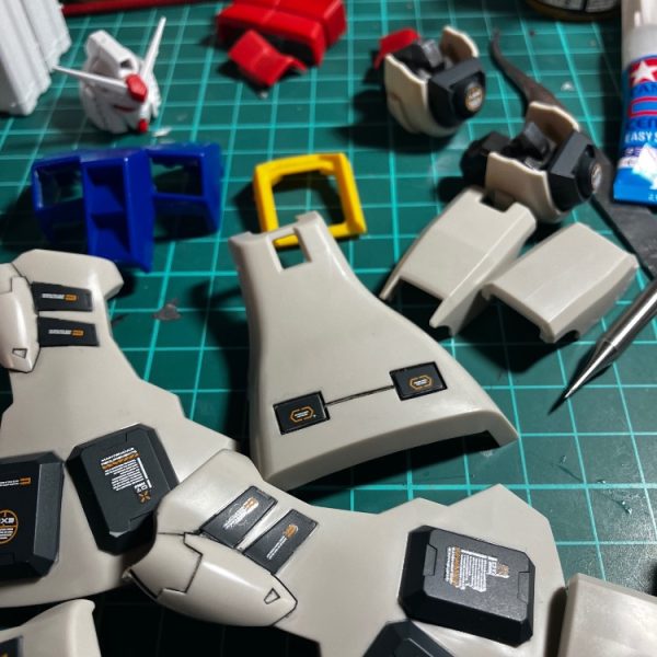 MG パーフェクトガンダム　制作中