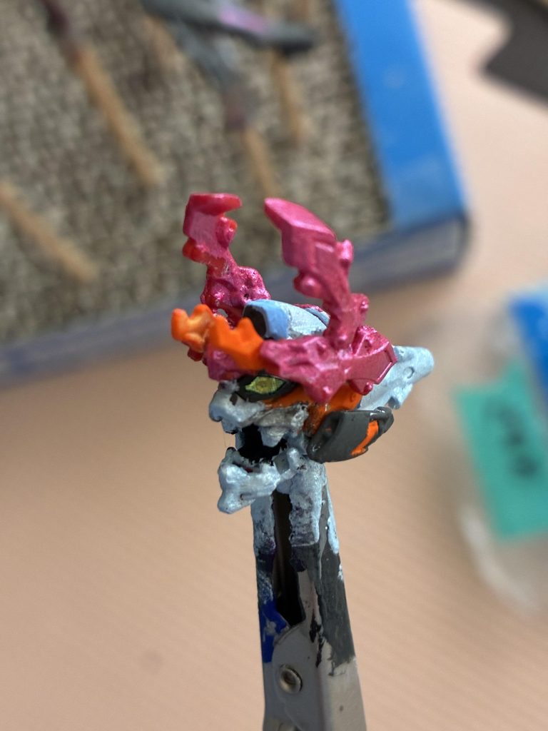作品名：ジークアクスのミキシング<p>好きな顔になった。後頭部長い</p>
