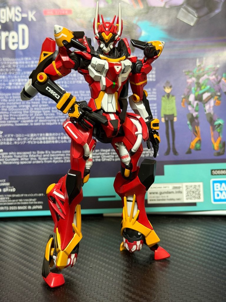 ジフレドをエヴァ二号機カラーにしてみた