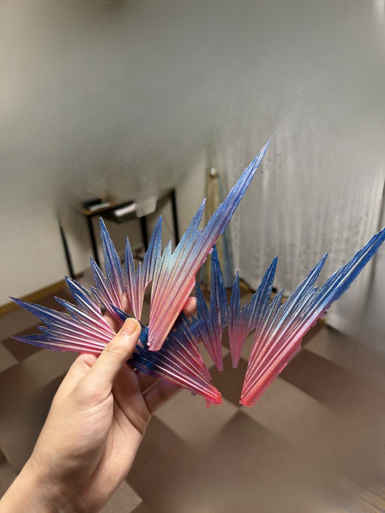 光の翼加工