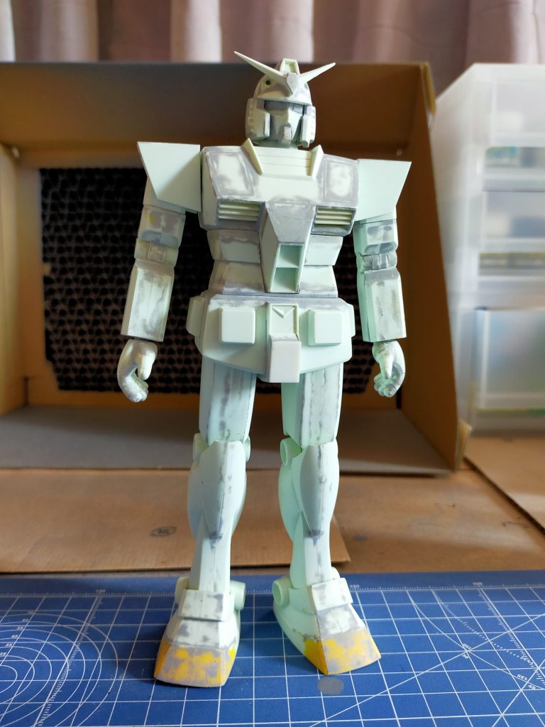 旧キット1/100 ガンダム–2枚目/制作者：あmろ