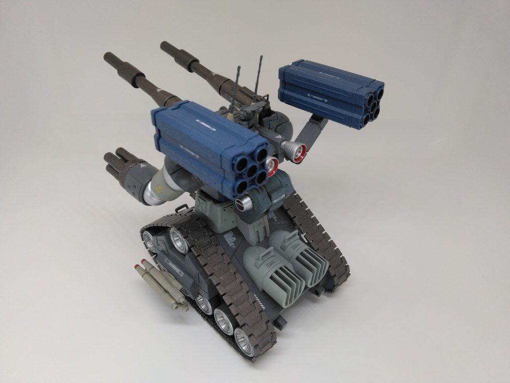 ガンタンク＋87式自走高射機関砲(砲塔) ミキシング–4枚目/制作者：わくまに