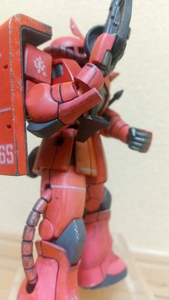 合わせ目消しも雑です