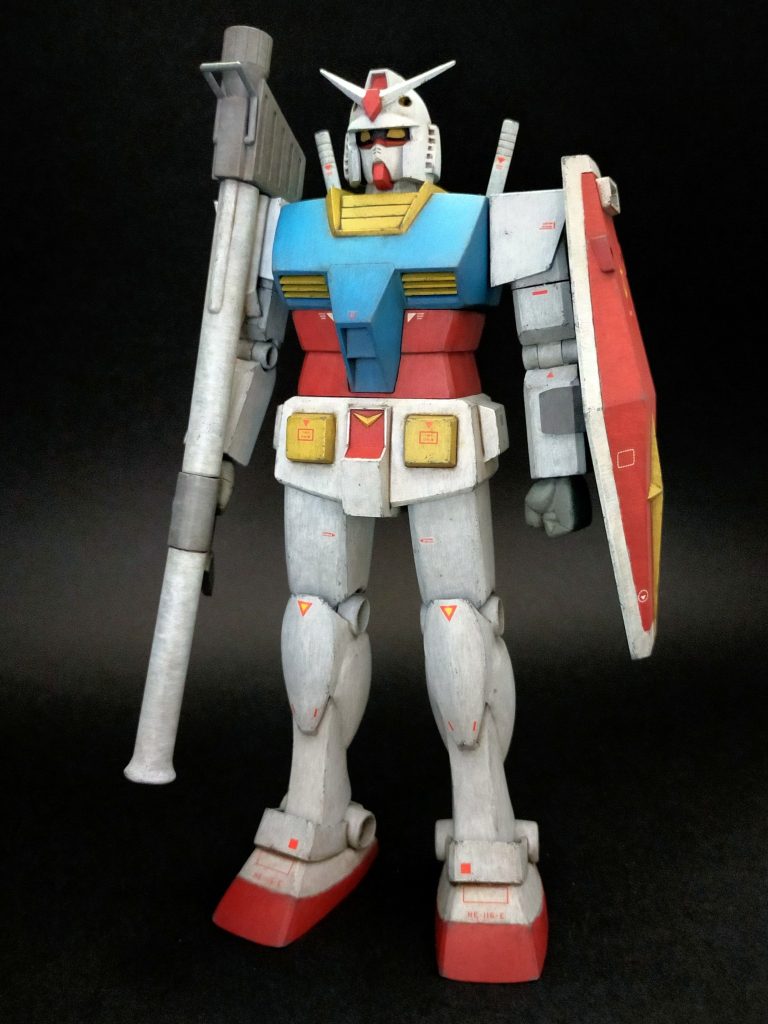 旧キット1/100 ガンダム–2枚目/制作者：あmろ