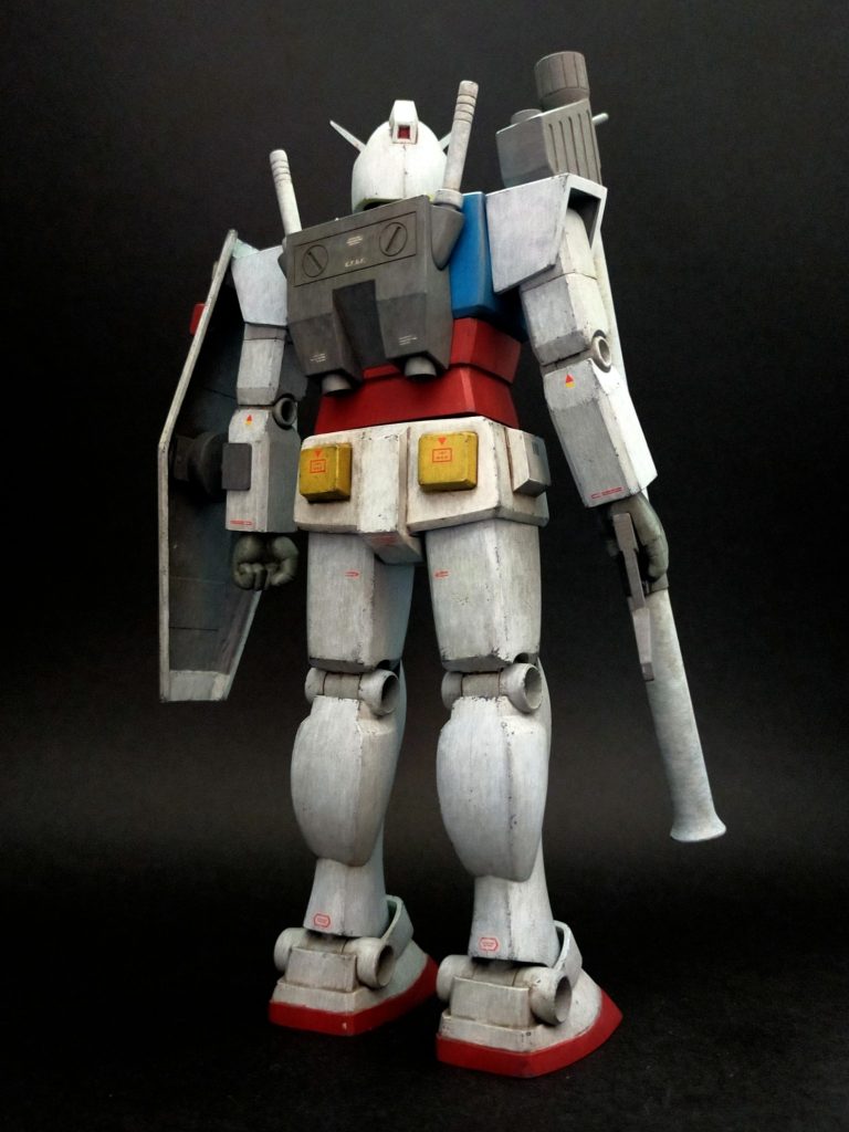旧キット1/100 ガンダム–4枚目/制作者：あmろ