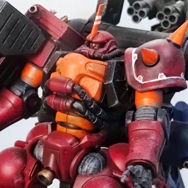 ジークアクス世界戦サイコザクとサンダーボルトアッガイ