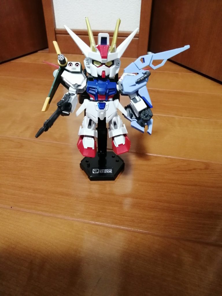 最後にスーパーストライクです。これにはアグニとシュベルトゲベールがついていないのでもうスーパーストライク 以下です。以上です。 見ていただいてありがとうございました。😌