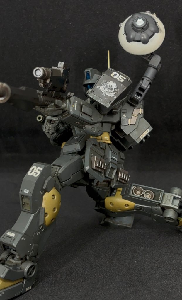 ◎塗装レシピ本体①RLM74グレーグリーン本体②グレーグリーン+灰緑色本体③メカサフスーパーヘヴィ本体④ダークイエロー武器①ライトガンメタル武器②グラファイトブラック武器③焼鉄色トップコート　スーパースムースクリアつや消し◎ウォッシングウェザリングカラー　グラウンドブラウン◎チッピングエナメルカラー　チタンシルバーウェザリングマスター　各色