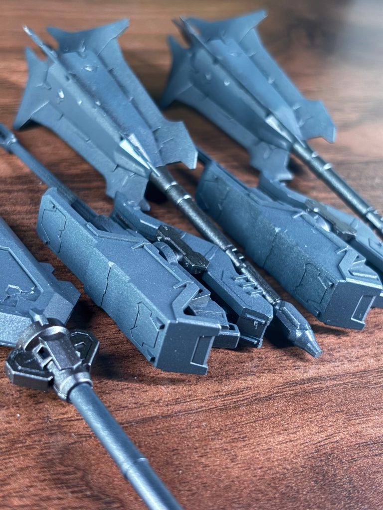 武装です　メインカラーの調色に苦戦しました