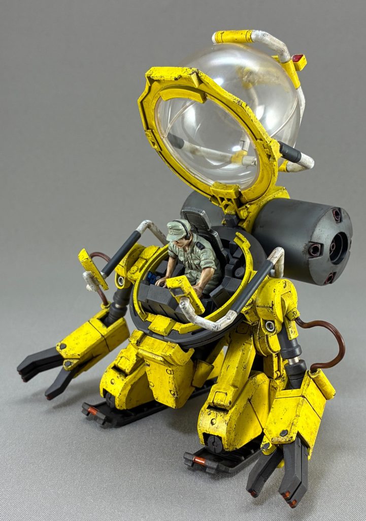 パイロットはタミヤの1/35テントセットのフィギュアから。