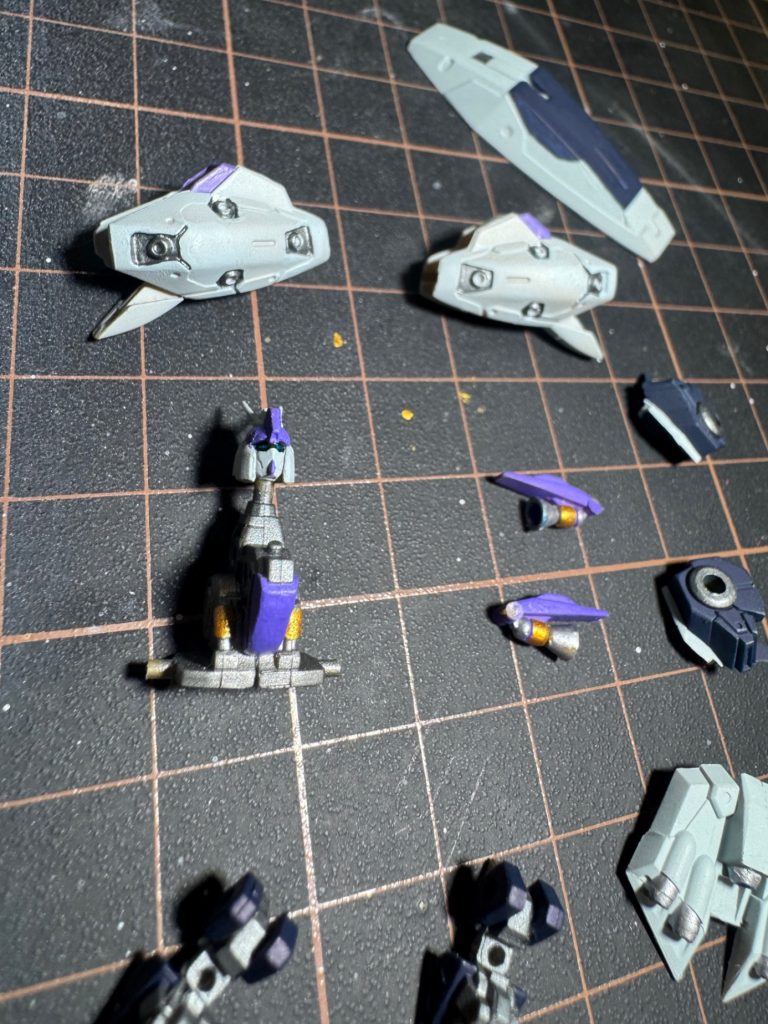 そしていつも通り部分的に作りたいところから塗装までして進めています。