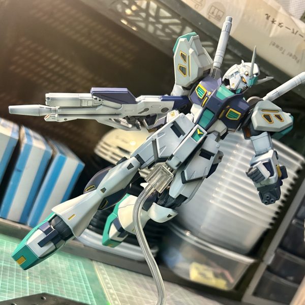 HGアリュゼウス製作途中ですがモチベーションキープの為に量産型νで一旦小休止、、、（2枚目）