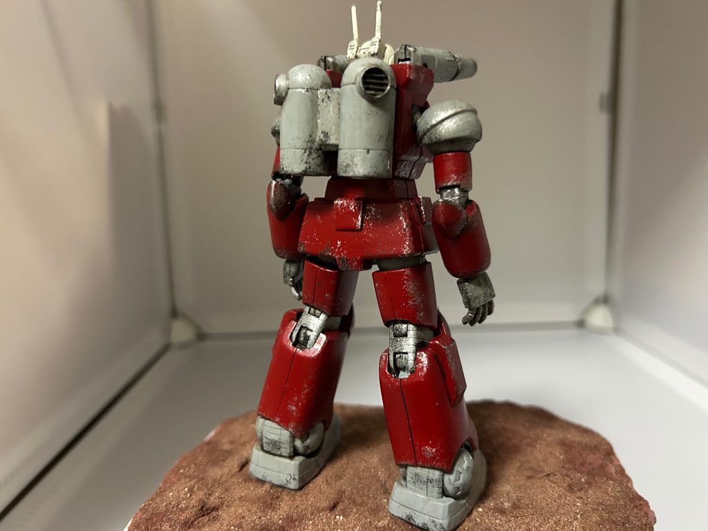 ガンキャノン。筆塗装&チッピング–6枚目/制作者：ガンプラ成長日記　初心者S