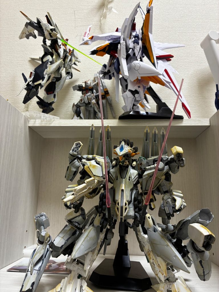 あまりの大きさに、息子が本物のガンダムを作ってる人に見えました！！かっこよかった。&nbsp;