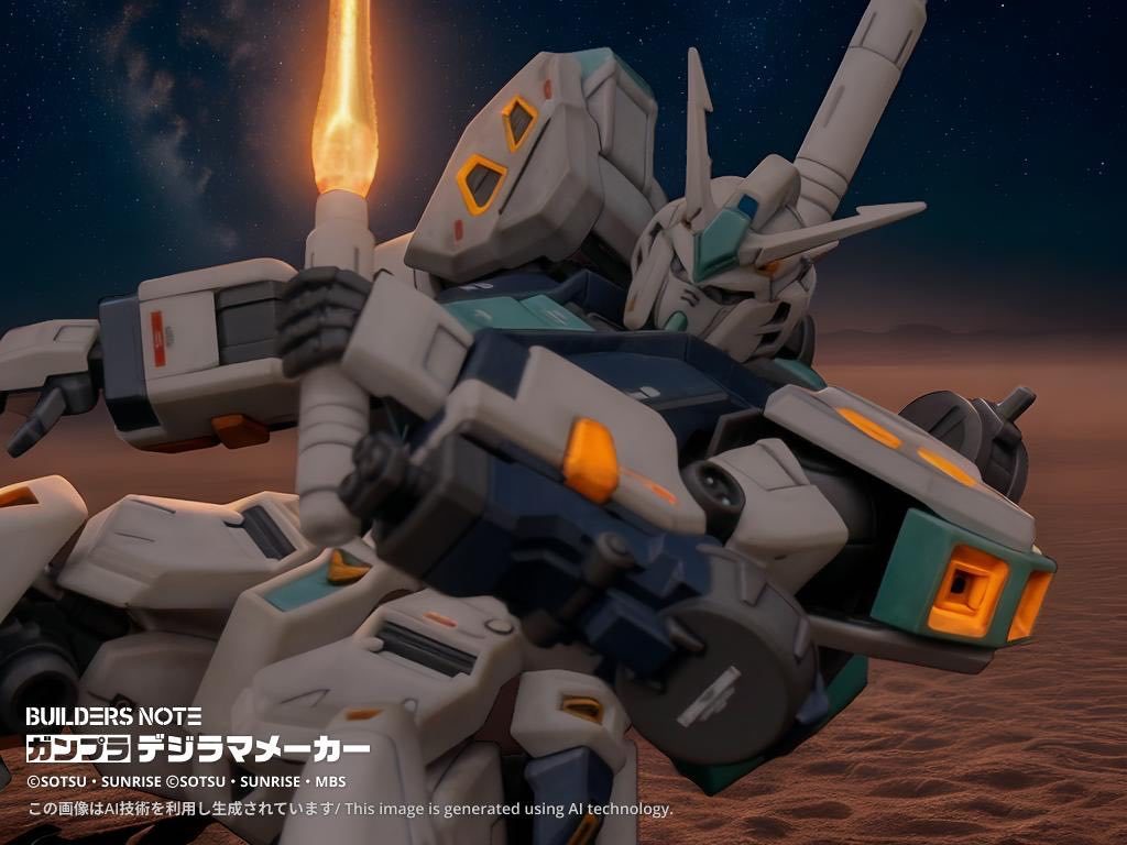 ビームキャノンと兼用の大型ビームサーベル。