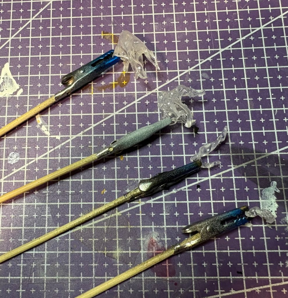 プラ板で炎🔥