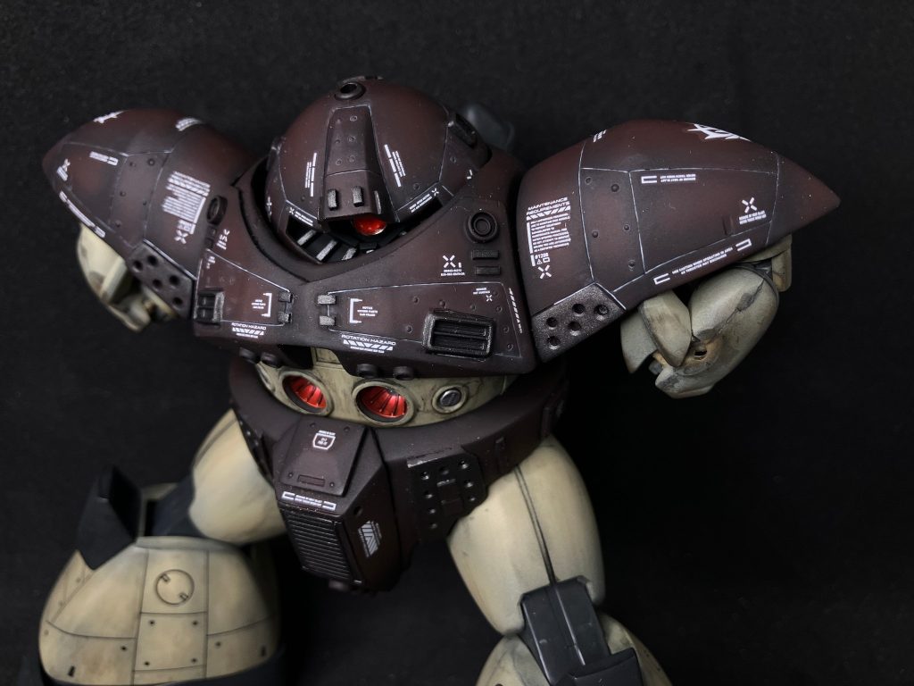 肩アーマーを延長しました。