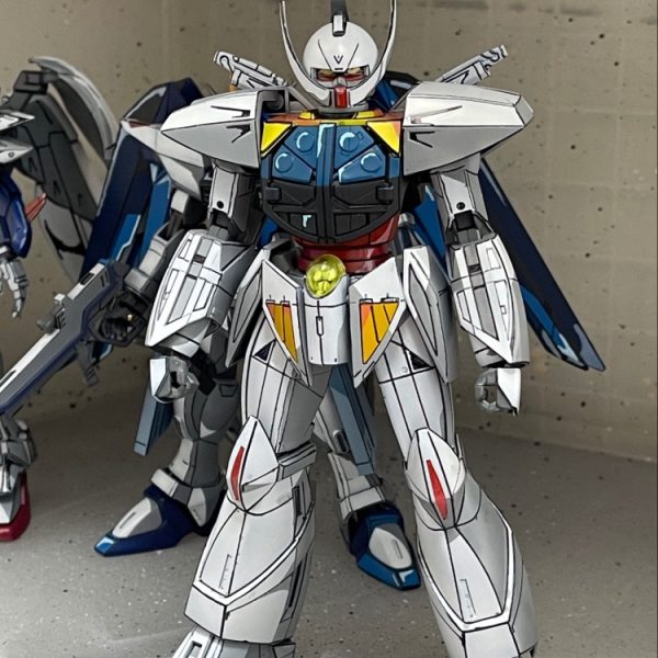 旧キット　ターンAガンダム　イラスト風塗装