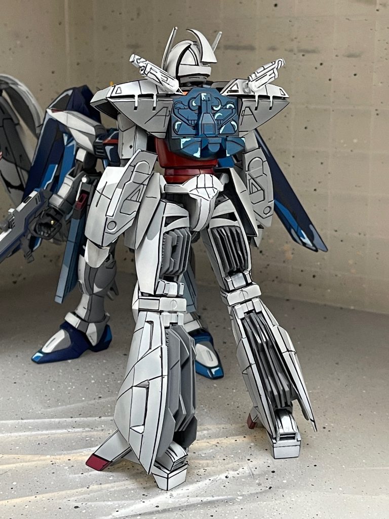 　バックショット脚部は挟み込みが多くて面倒でした