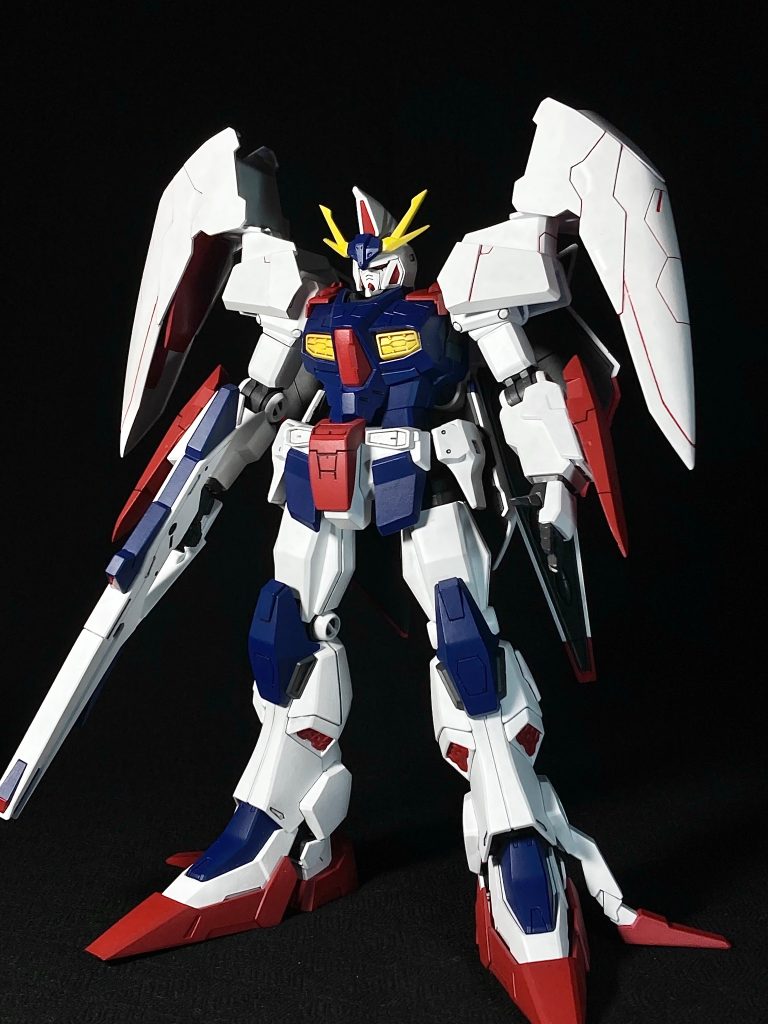 肩アーマーはクセがかなり強いですが、オデュッセウスの悪そうな顔立ちに合った改造になった気がします(ふくらはぎの裏に着けるアーマーを肩アーマーにしてます)。