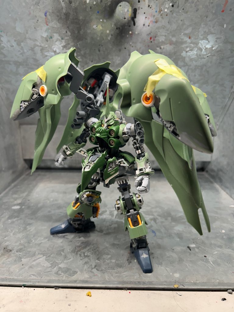 1/144HGUC クシャトリア（フルハッチオープンモデル）–2枚目/制作者：kawadora1123
